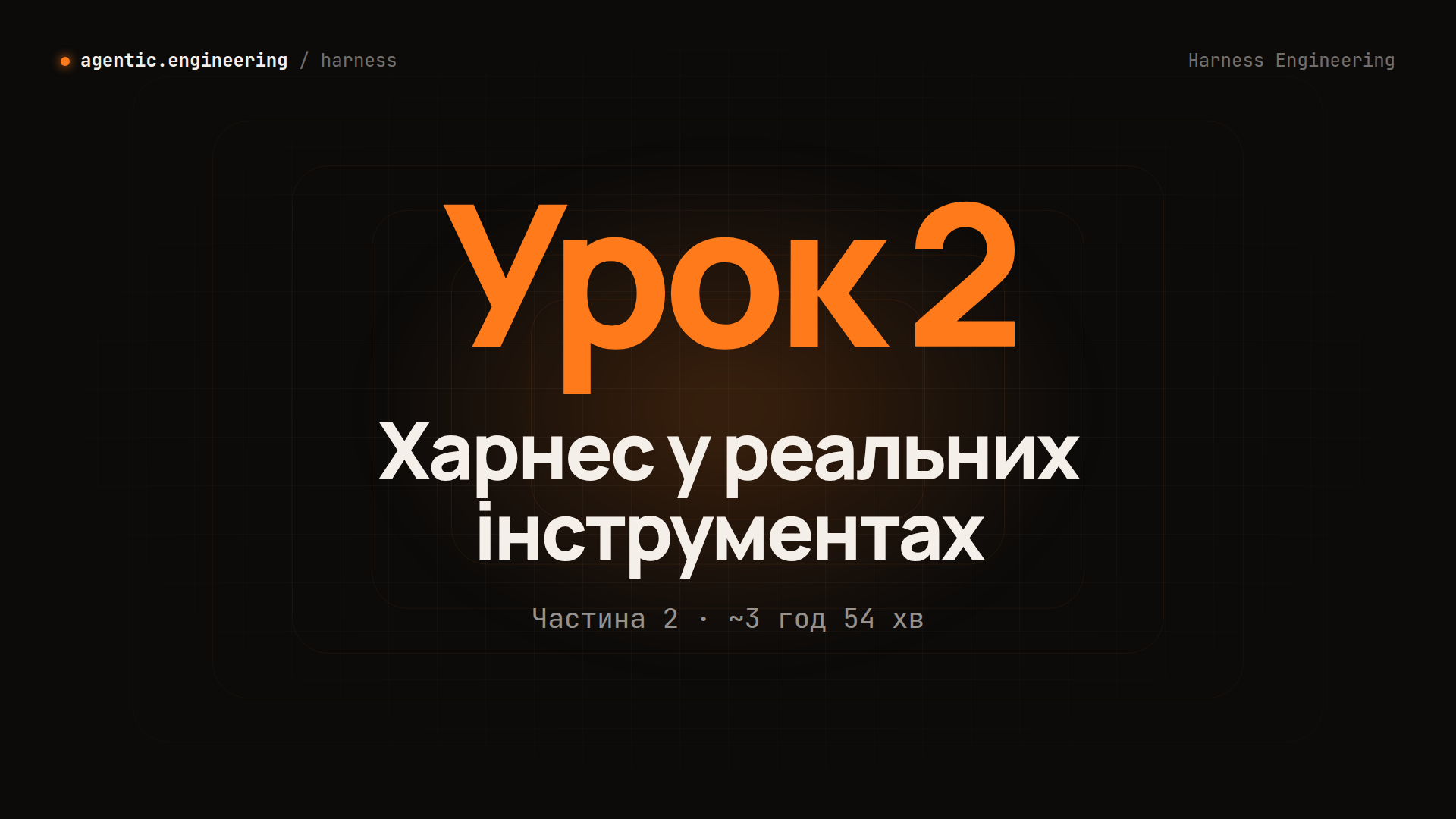 🎬 ЧАСТИНА 2 — Харнес у реальних інструментах - 27.09