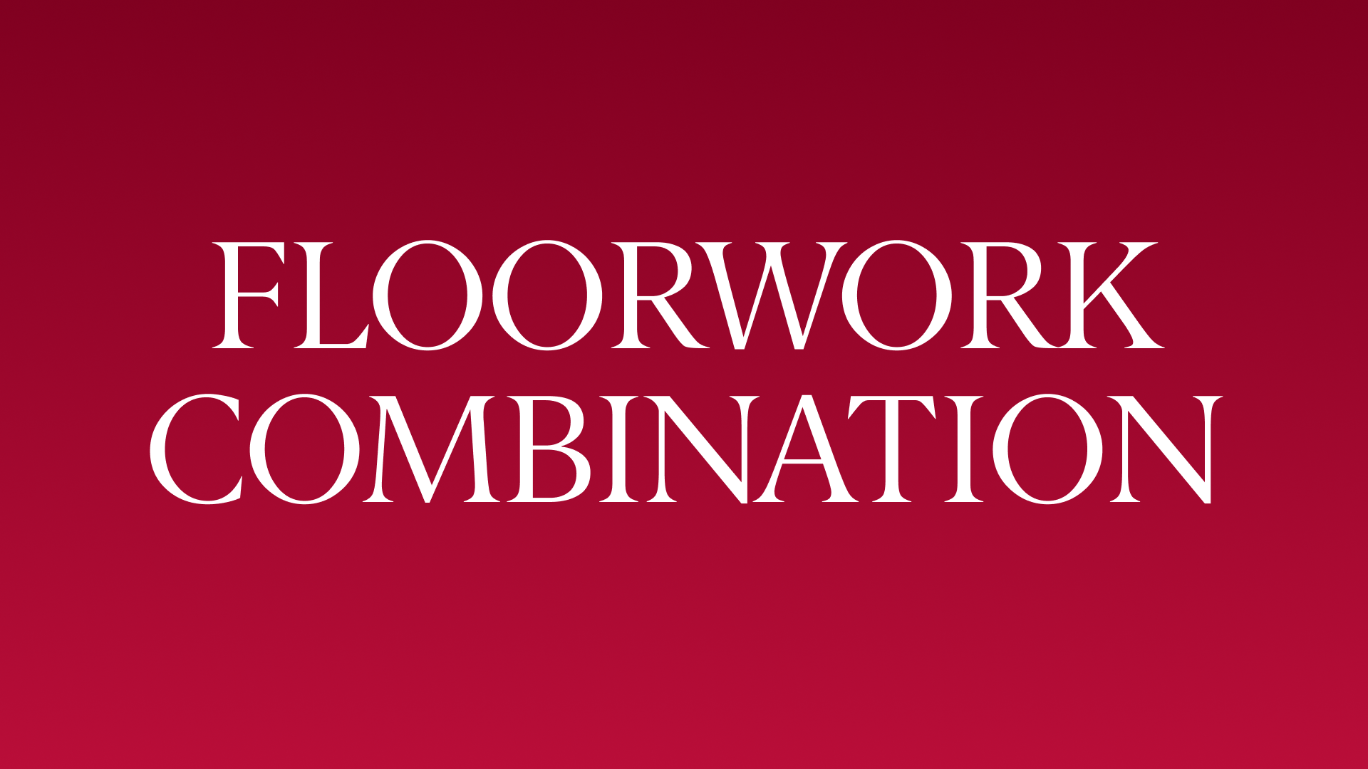 Floorwork Combination