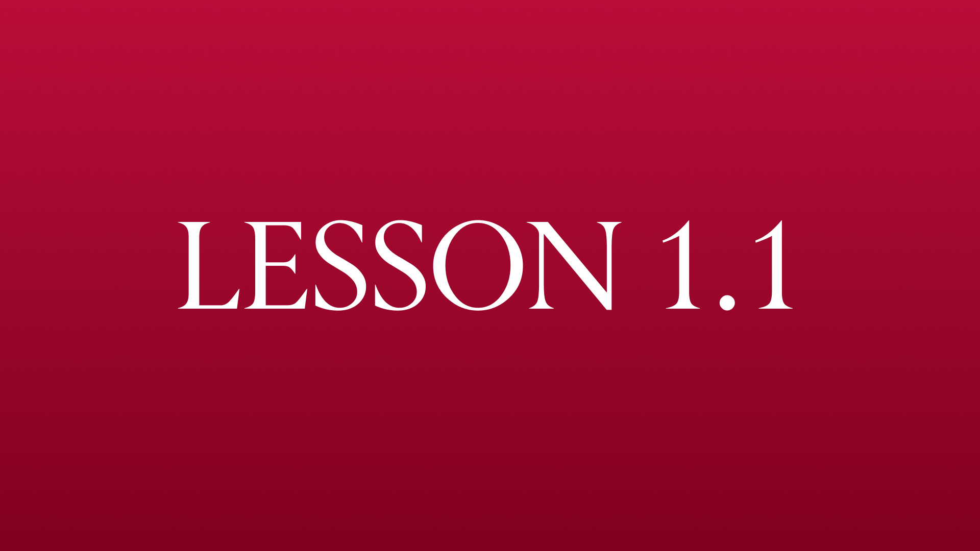 Lesson 1: Welcome to Your Heels Journey