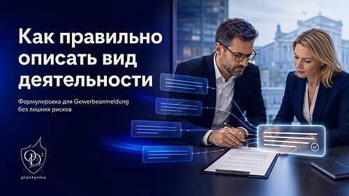3. Как правильно описать вид деятельности