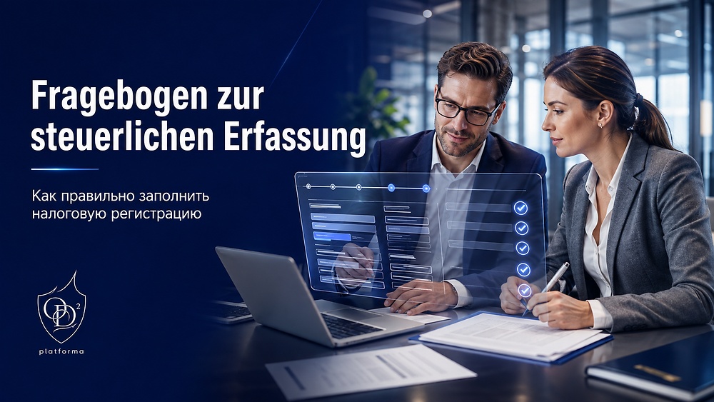 5. Fragebogen zur steuerlichen Erfassung