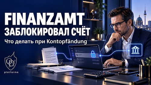 Finanzamt заблокировал счёт — что делать прямо сейчас?