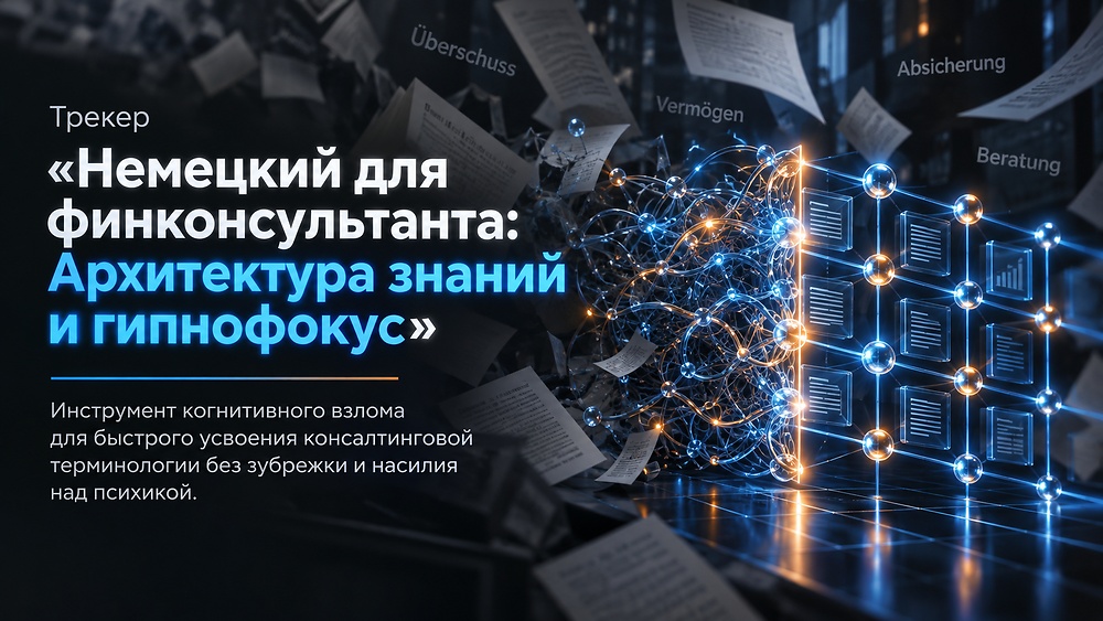 Трекер «Немецкий для финконсультанта: Архитектура знаний и гипнофокус»