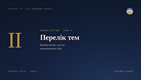 Перелік тем