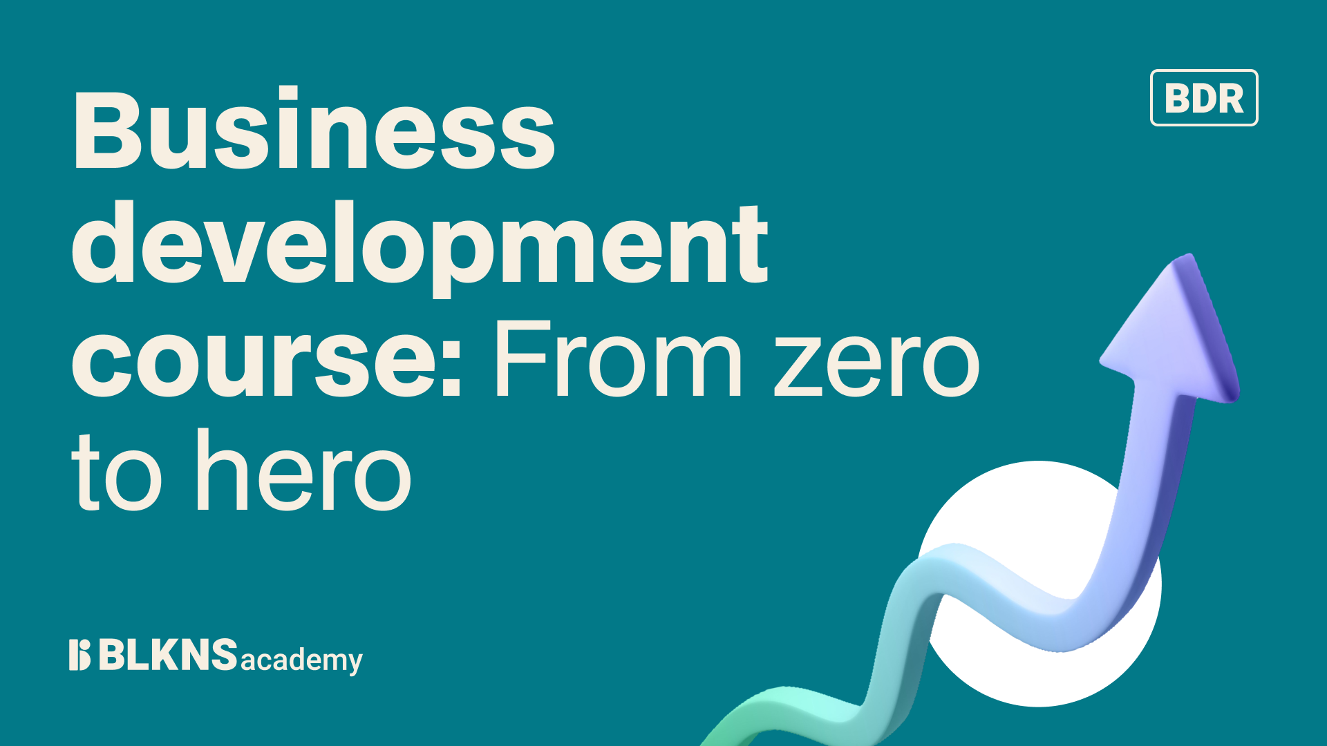 Business development course: From zero to hero