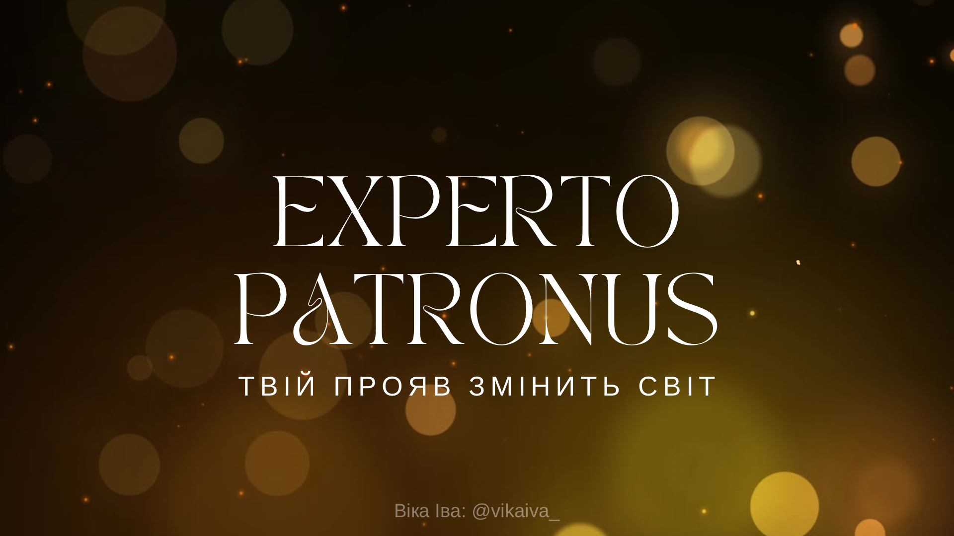 EXPERTO PATRONUS