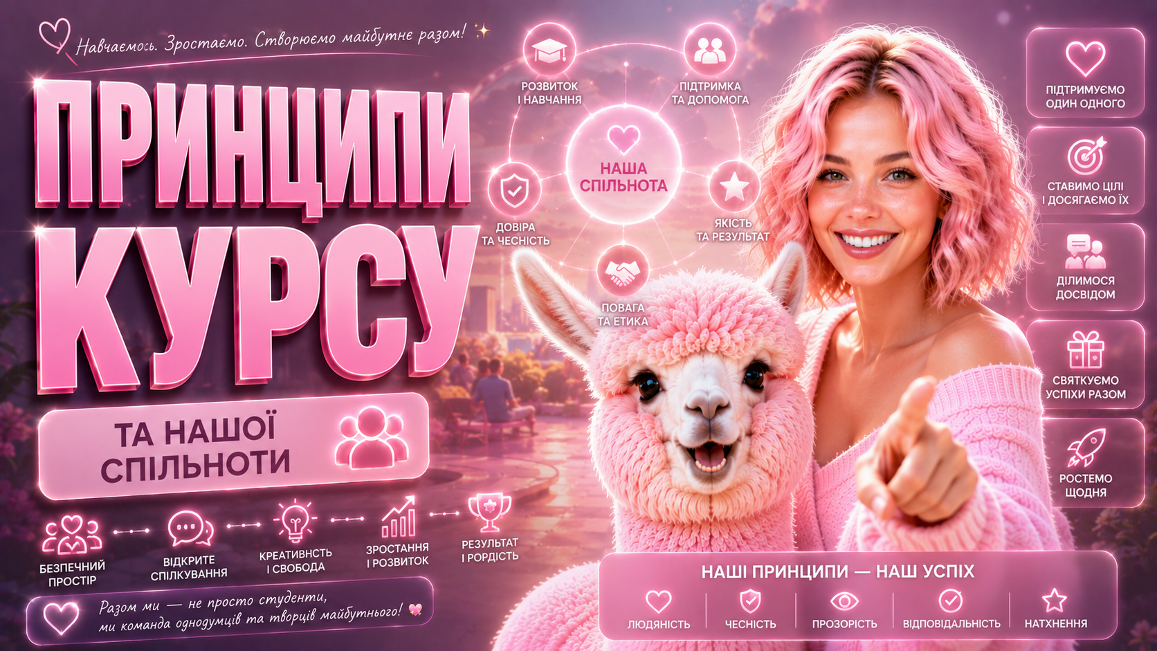 Принципи наших курсів та спільноти ALPI